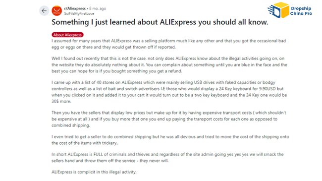 Complaints on AliExpress Complaints on AliExpress
